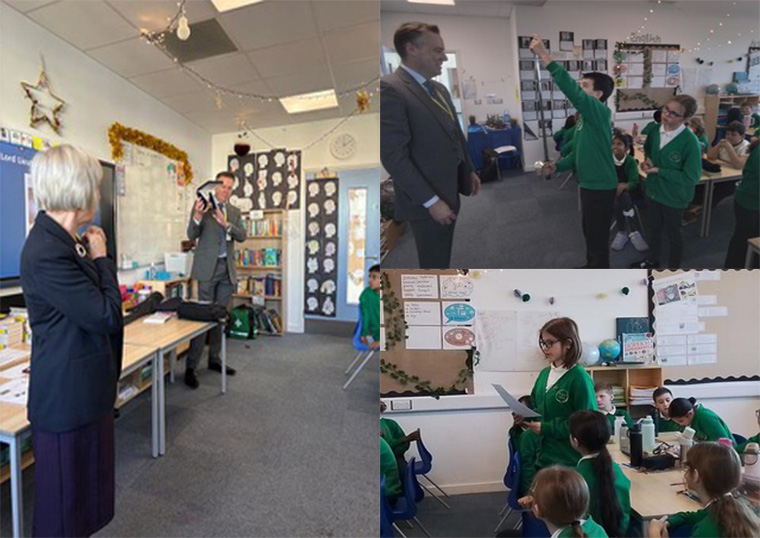 Lieutenancy visit to St John’s Primary School