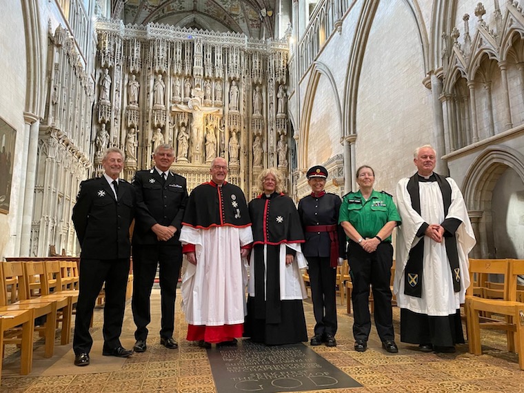 Commissioning of Hertfordshire Chaplain for the Order of St John