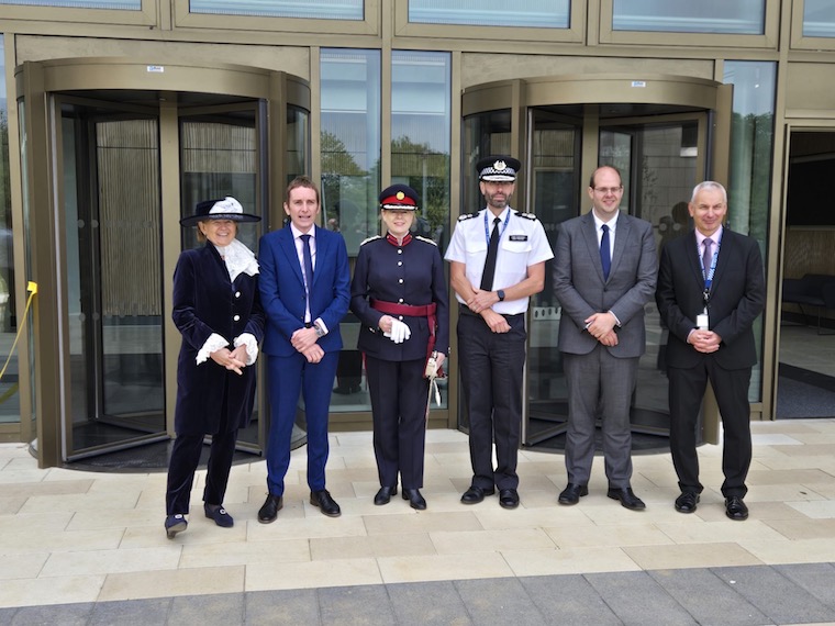 Ribbon Cutting Ceremony at Hertfordshire Constabulary Head Quarters in WGC